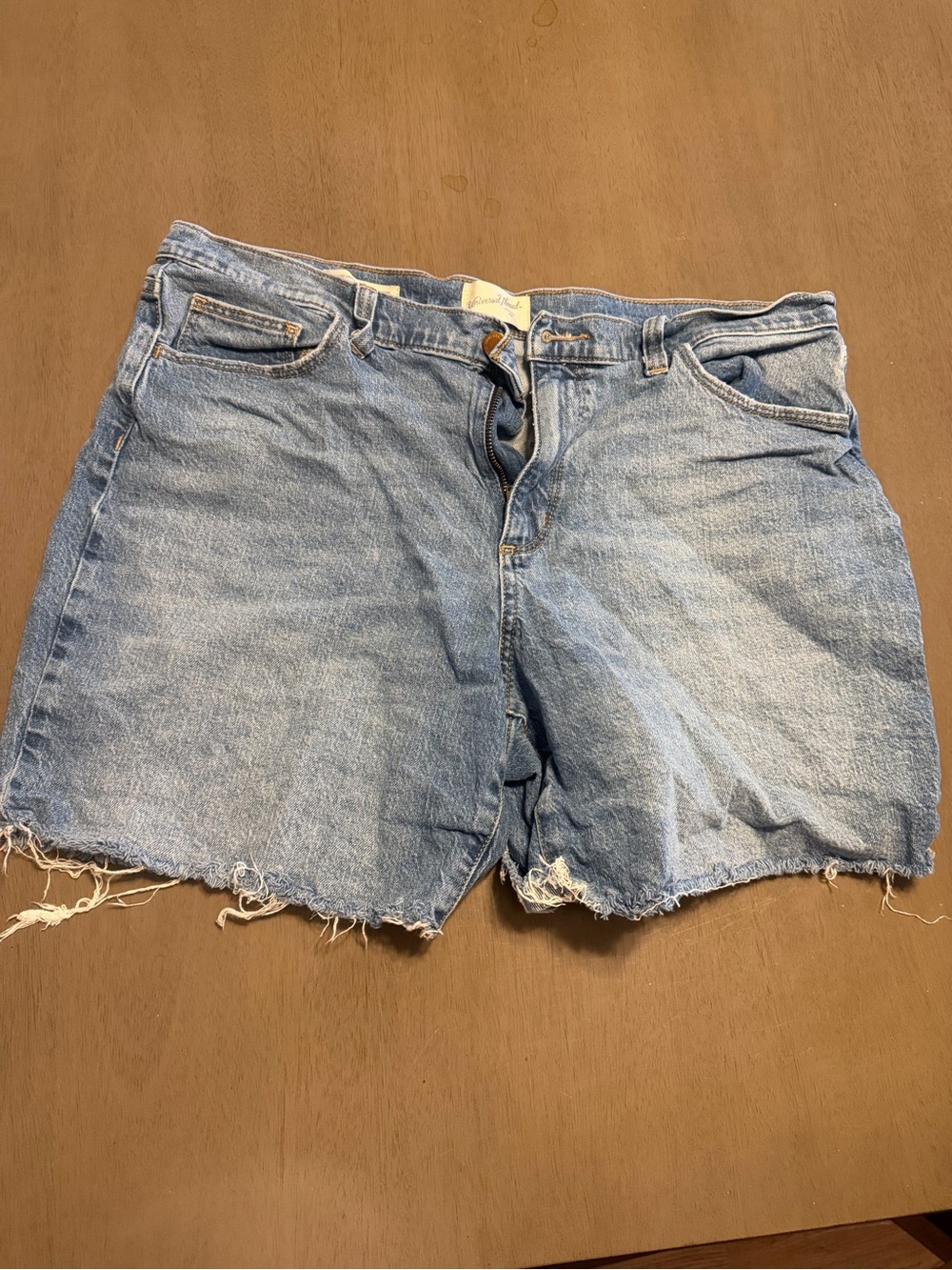 Universal Thread Light Blue Distressed Denim Cutoff Shorts